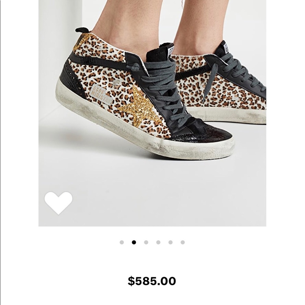 Golden Goose Mid Star Leopard Sz 39 - Picture 3 of 8